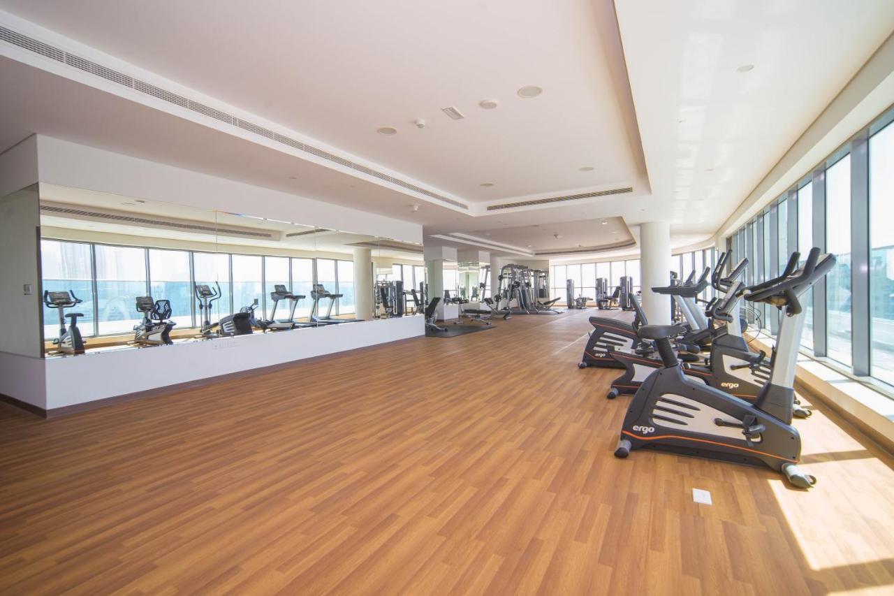 Elegant 2Br View With Rooftop Pool The Bay Dubai Exterior foto