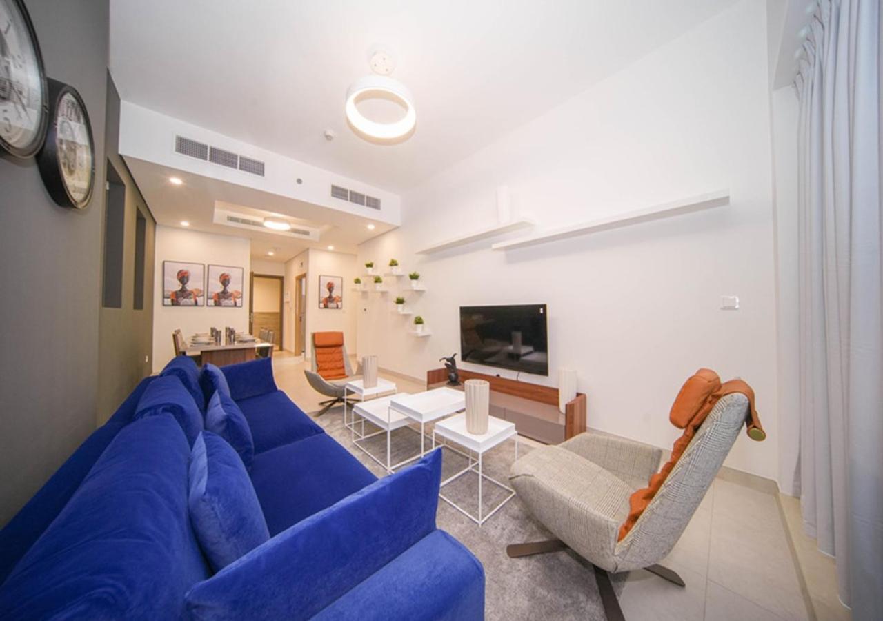 Elegant 2Br View With Rooftop Pool The Bay Dubai Exterior foto