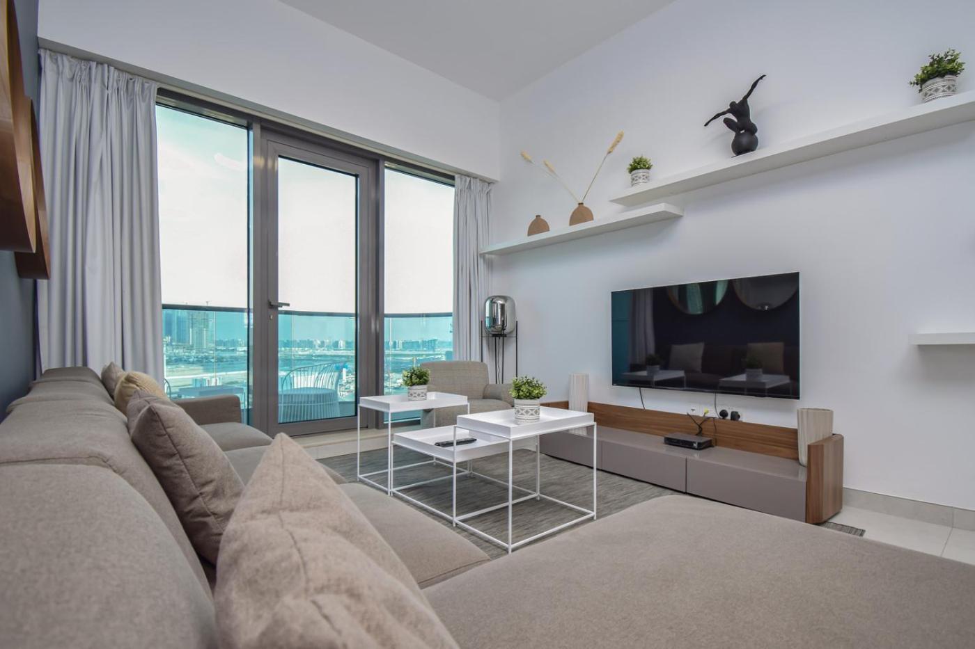 Elegant 2Br View With Rooftop Pool The Bay Dubai Exterior foto